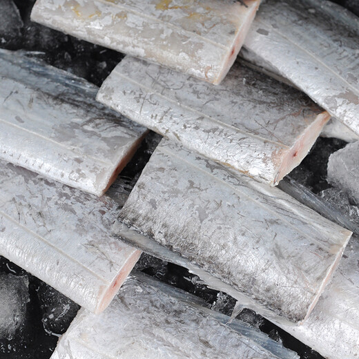 Pure color and original flavor Zhoushan premium hairtail solid section 700g BBQ meat section from one fish fresh fish