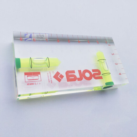 SOLa Austrian original imported mini level acrylic glue level mechanical installation high-precision measuring ruler mini level (R102G)