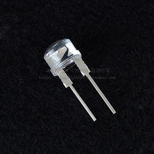 TaoTimeClub 8MM/F8 straw hat LED 0.5W LED light-emitting diode light-emitting tube lamp beads 8mm straw hat white and red light (10 pcs)