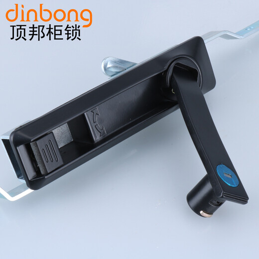 dinbong MS828 connecting rod lock switch control distribution cabinet door lock MS460 iron cabinet lock ordinary lock core - matte color