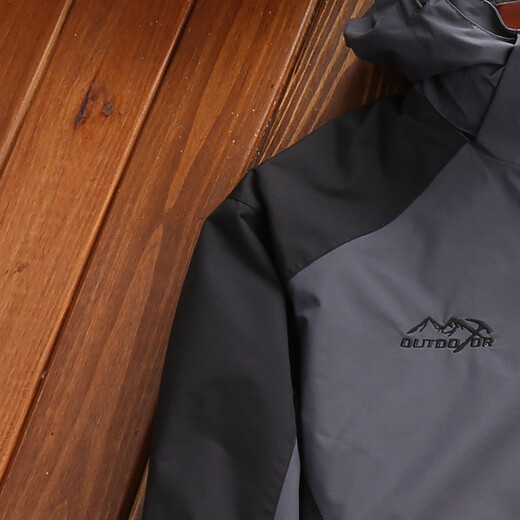 Woodpecker (TUCANO) Jacket Men's Outdoor Three-in-One Fleece Jacket Two-piece Set Mountaineering Jacket Jacket 17019ZM60805A Dark Gray M