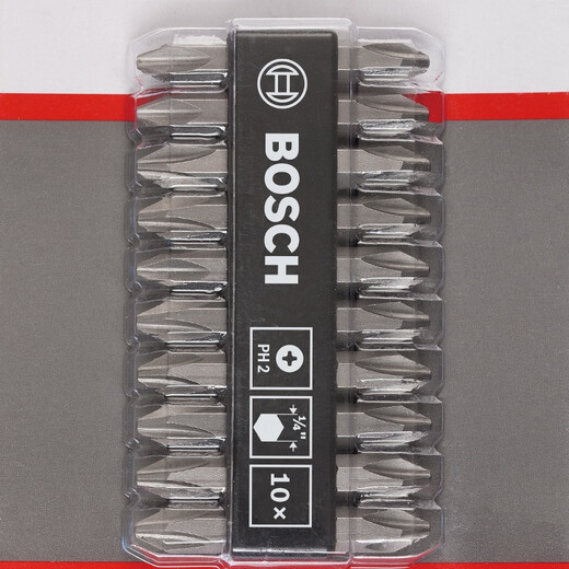 BOSCH博世PH2双向批头套装（10支装）S2钢材 长度45mm更高硬度丰富型号