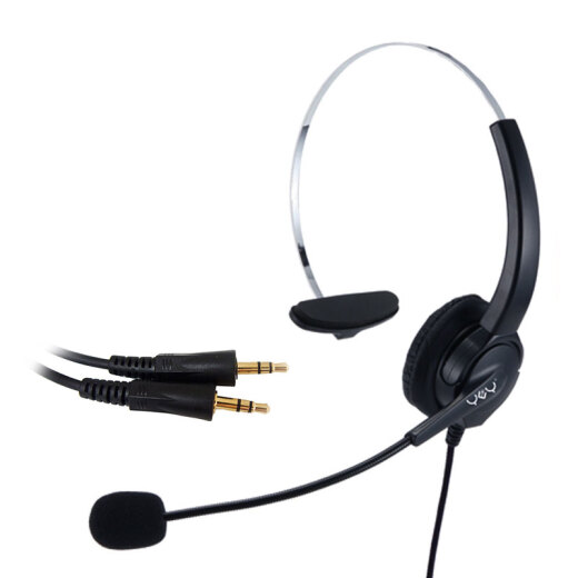 YEYY VE280PC headset call center headset customer service office headset single-ear computer dual-plug headset