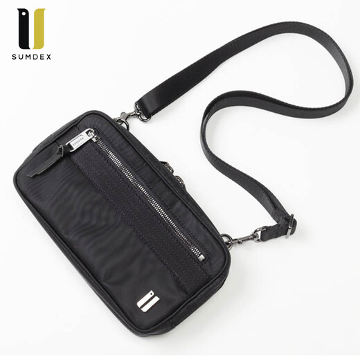 SUMDEX SENTHES Portable Men's Small Bag Shoulder Bag Men's Hand Grab Passport Certificate Bag Portable Bag NOA-784 Black