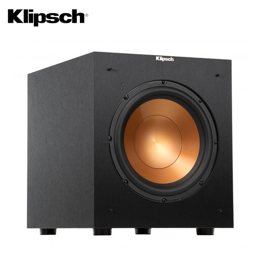 Klipsch R-10SW audio speaker 10-inch wooden active subwoofer audio/home theater/super bass (black)