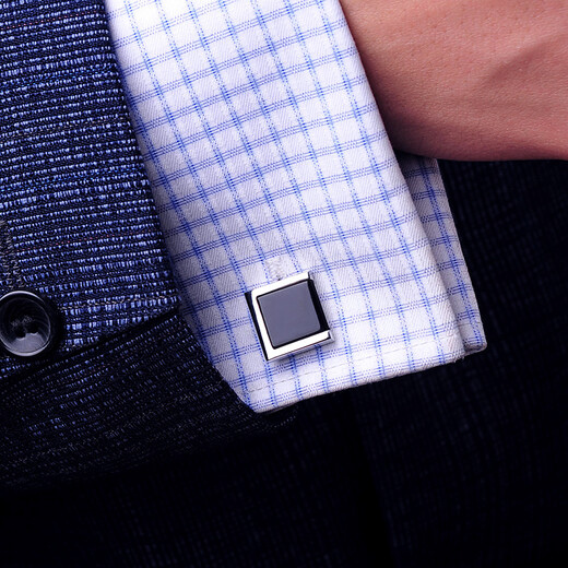 KFLK men's cufflinks, shirt cuff nails, metal cuff nails, French button nails, business shirt buttons, cufflinks classic version (button feet cannot be bent)