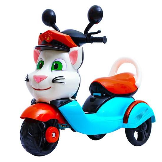 children's electric dual drive motorcycle