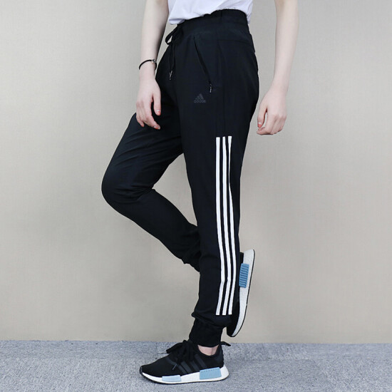 Adidas Adidas women's pants 2018 new sports pants casual running breathable  leg-leg pants trousers V BK2625 L
