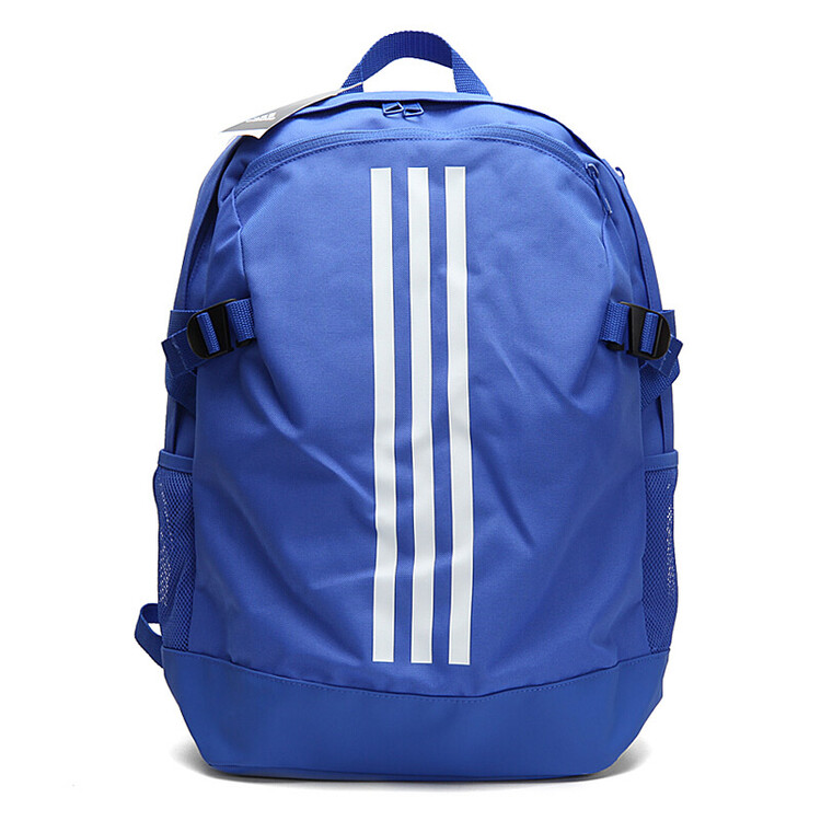 Adidas adidas shoulder bag BP POWER IV M sport training men and women three striped shoulder backpack CG0494 blue Adidas adidas shoulder bag BP POWER IV M sport training men and women three striped shoulder backpack CG0494 blue
