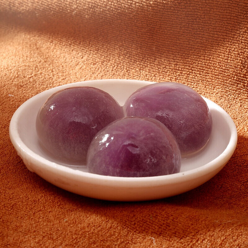 Wanchai Pier Crystal Rice Balls Purple Sweet Potato 300g 20 Rice Balls Yuanxiao Breakfast Snack Quick Frozen Fresh Food New Year's Day Gift