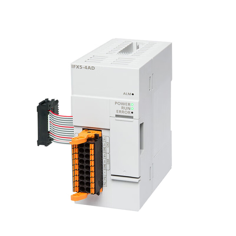 Mitsubishi PLC analog module FX3UFX54AD4DAENETPTTCADPLFX5U8 FX5-8AD