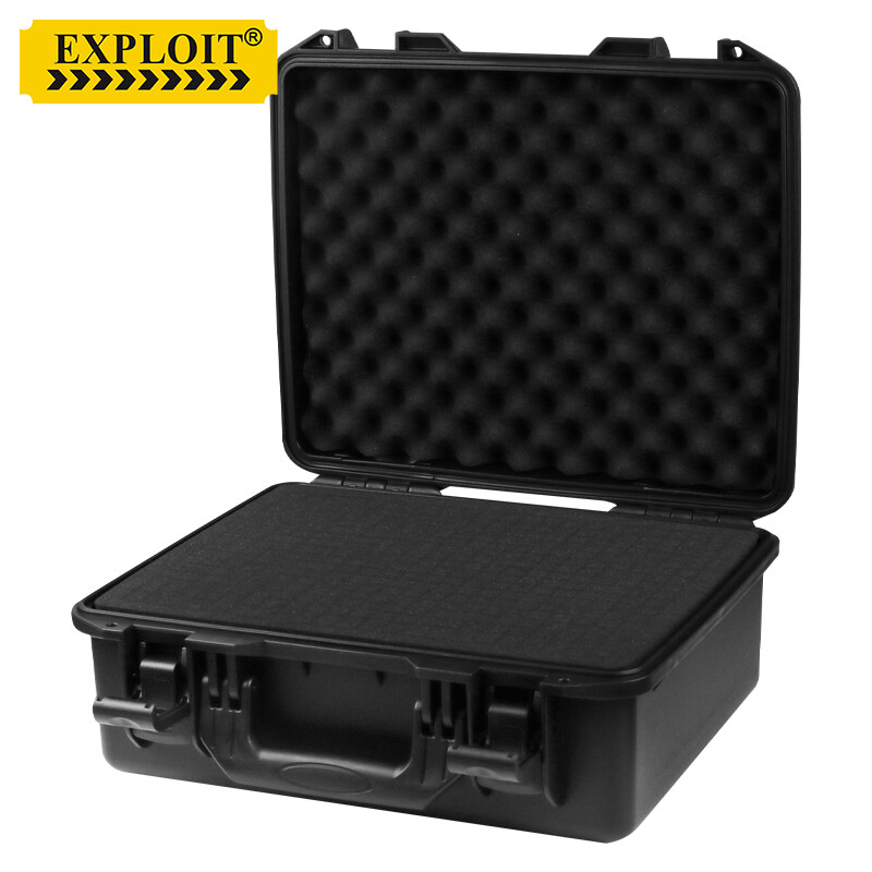 EXPLOIT waterproof instrument case equipment safety protection box industrial grade thickened waterproof tool box suitcase inner size 435*340*180