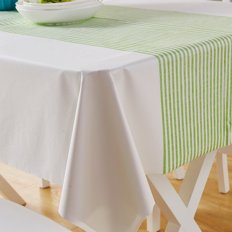 5-piece disposable tablecloth thickened printed restaurant hotel home rectangular round table printed tablecloth tablecloth tablecloth disposable household supplies red stripe 1.2*1.8 meters 10 pieces
