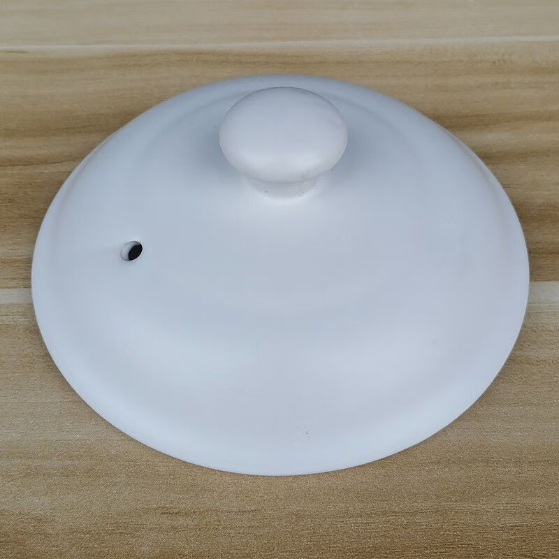 Chaosihui universal ceramic casserole lid accessories black household soup white old-fashioned Chinese medicine high temperature resistant single lid 1 inch white No. 9 lid diameter 16.5cm no card slot