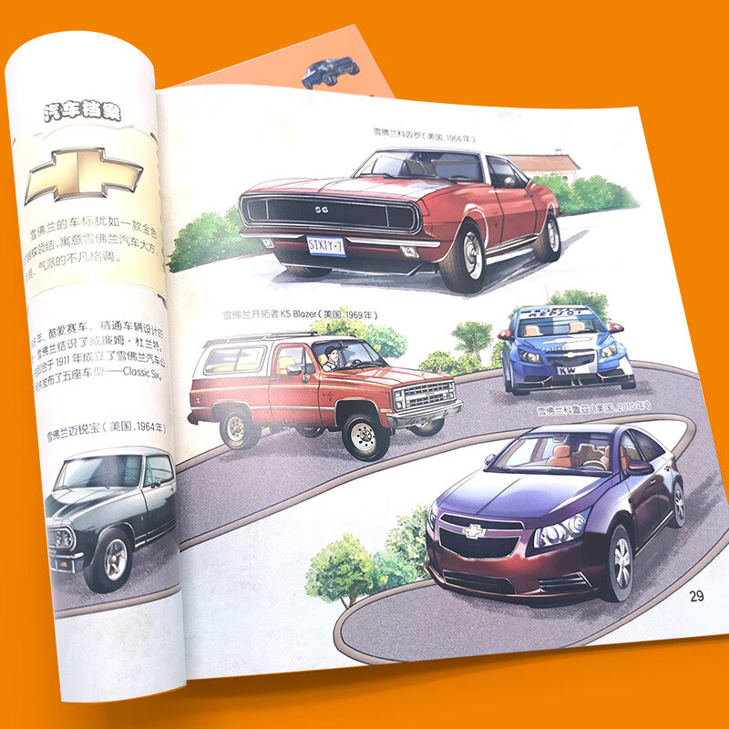 3-6 years old Car Illustration 61 kinds of world-famous cars that fascinate children