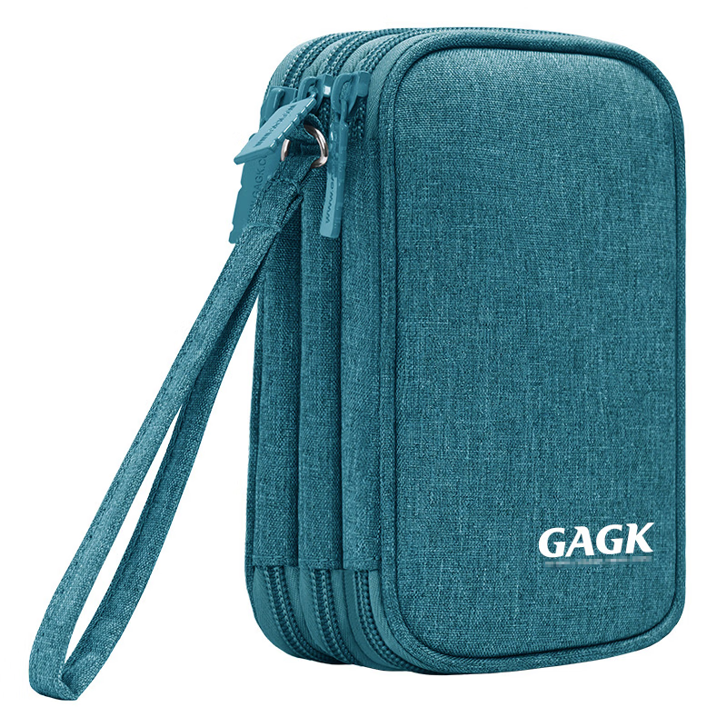 GAGKu disk u-shield storage bag corporate online banking box bank cipher storage bag company cashier ukey storage protective cover three-layer 24-piece U-shield bag-grey