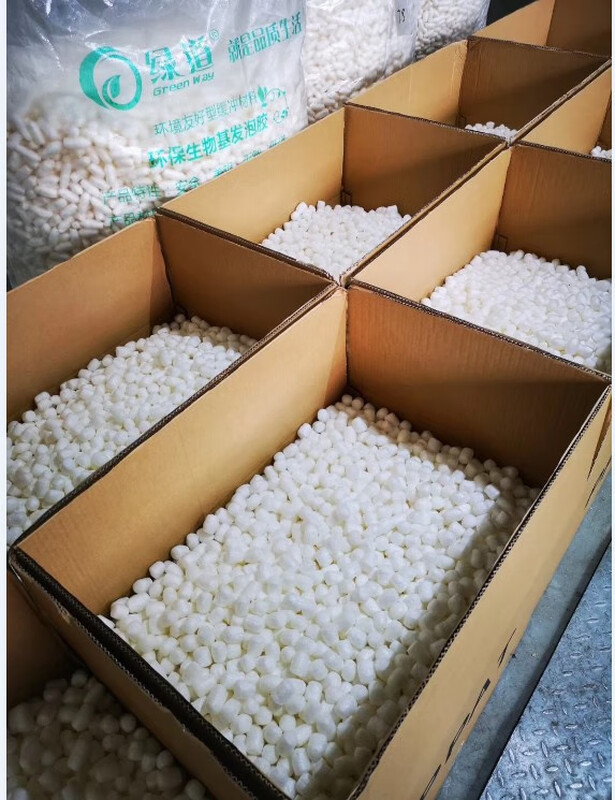 EPE Express Shockproof Cushioning Foam Beads 3cm Long White Packaging Bubble Beads Filling Pearl Cotton Packing Beads Design Color Multi-Color Mix and Match (15L Carton)