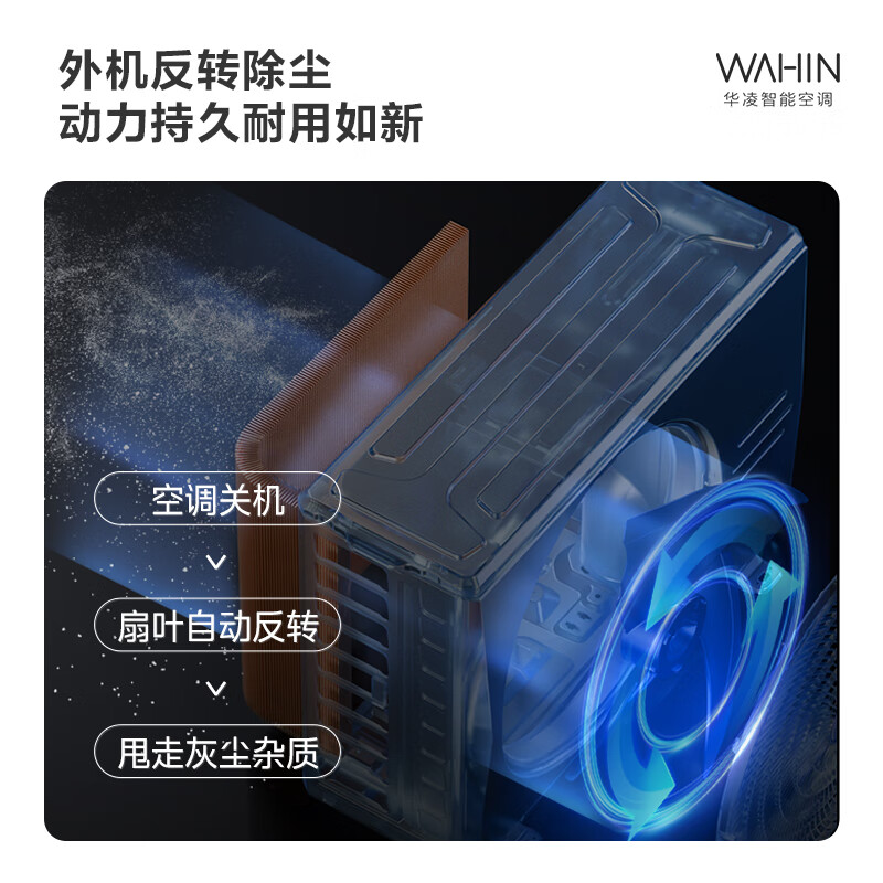 Hualing Air Conditioner Super Power-Saving Pro2 Cabinet Machine, First-Class Energy Efficiency Double-row Copper Tube Inverter Heating and Cooling Vertical, Save More than 1 Degree of Electricity Per Day, National Subsidy KFR-51LW/N8HA1