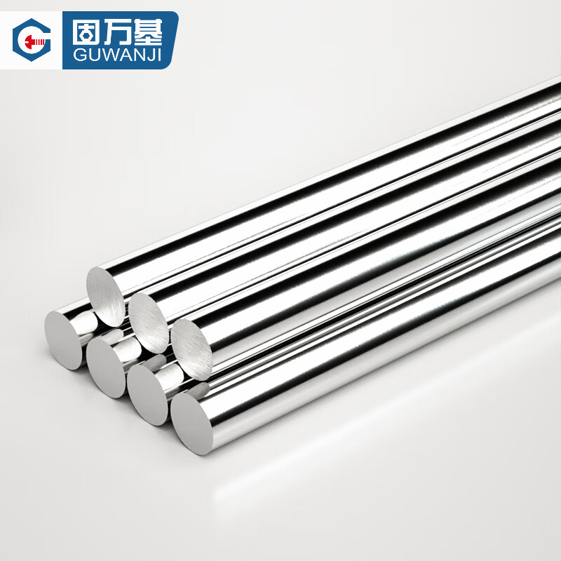 Guwanji stainless steel rod 304 solid steel rod smooth round solid round stainless steel round rod straight bar grinding rod zero-cut processing 304 material 3mmx1 meter (5 pieces)
