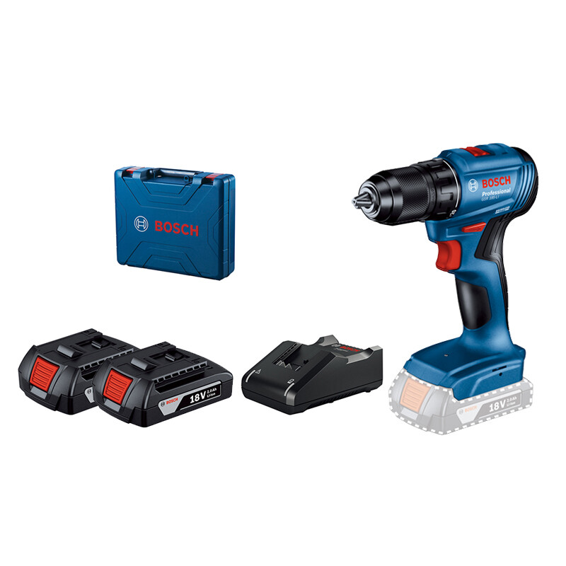 Bosch (BOSCH) GSR185-LI professional grade brushless lithium electric drill driver hand drill (crystal steel drill) electric screwdriver 2.0Ah 2 batteries come standard