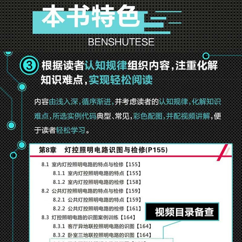 Electrical circuit diagrams, wiring diagrams, wiring and maintenance, from entry to mastery of electrician basics, full-color diagrams, circuit basic installation, electrician books, self-study manuals, tutorials, electrical circuit physical wiring diagrams, complete collection, zero-based plumber and electrician installation