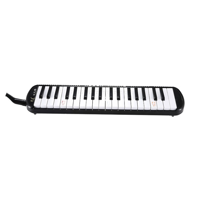Chimei Mouth Organ 37/32 Key Children's Mouth Organ Classroom Teaching Professional Playing Mouth Organ 37 Key Little Champion - Black (EVA Box)