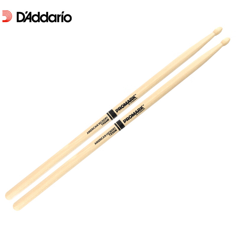 D Addario (D Addario) TX5AW American imported drum stick traditional series Promark oval 5A hickory drum stick drum hammer