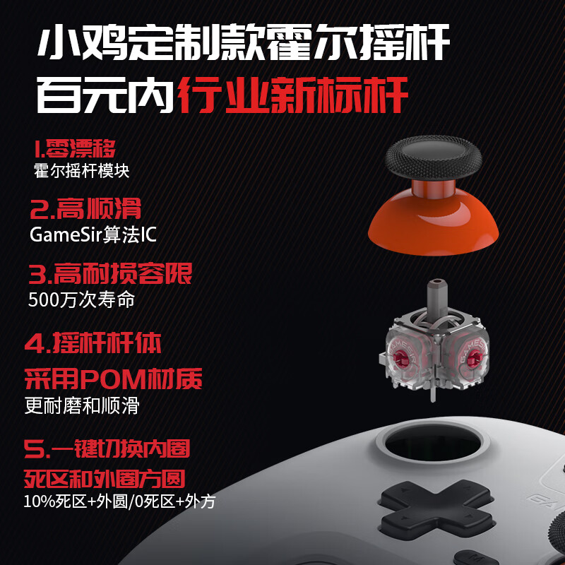 GAMESIR Daystar wireless game controller switch2/switch mobile phone Android Apple Steam computer NS2pro Bluetooth TV wired pair Nioh 3