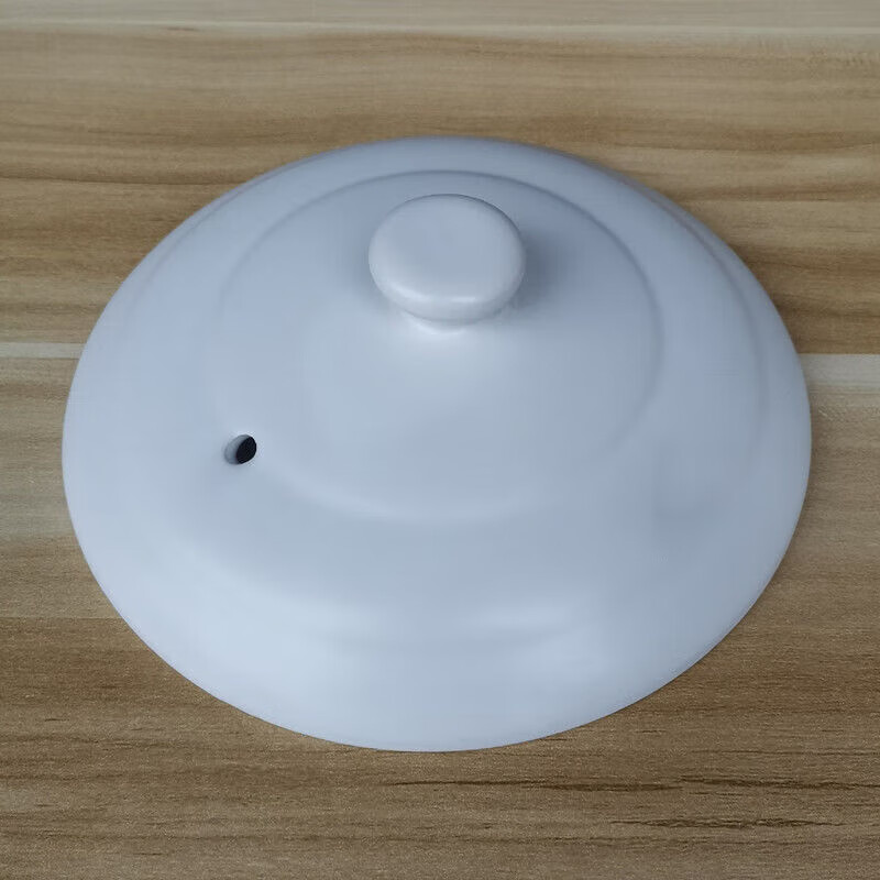 Chaosihui universal ceramic casserole lid accessories black household soup white old-fashioned Chinese medicine high temperature resistant single lid 1 inch white No. 9 lid diameter 16.5cm no card slot