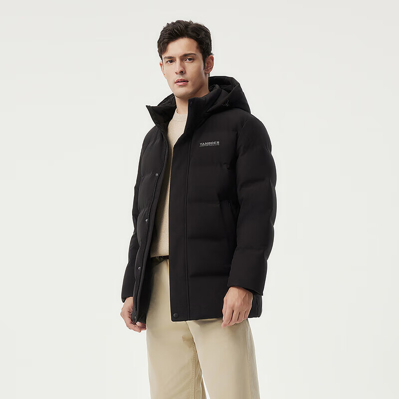 Tambor down jacket men's removable hood loose large size men's business warm jacket 510505V black 180