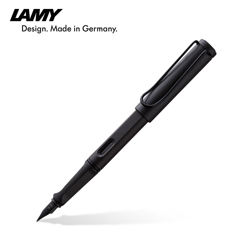 LAMY Lingmei Fountain Pen Hunting Series Calligraphy Practice Pen Student Stationery Office Gift Holiday Gift Corporate Group Purchase Matte Black 0.5mm
