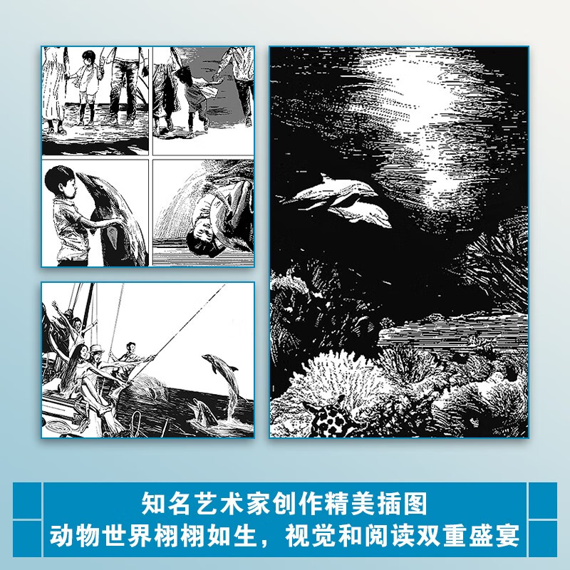 The Song of Dolphins Shen Shixi’s Life Epic Trilogy The King of Animal Novels Shen Shixi’s Collection of Books Series Children’s Literature Extracurricular Reading Books for Primary School Students