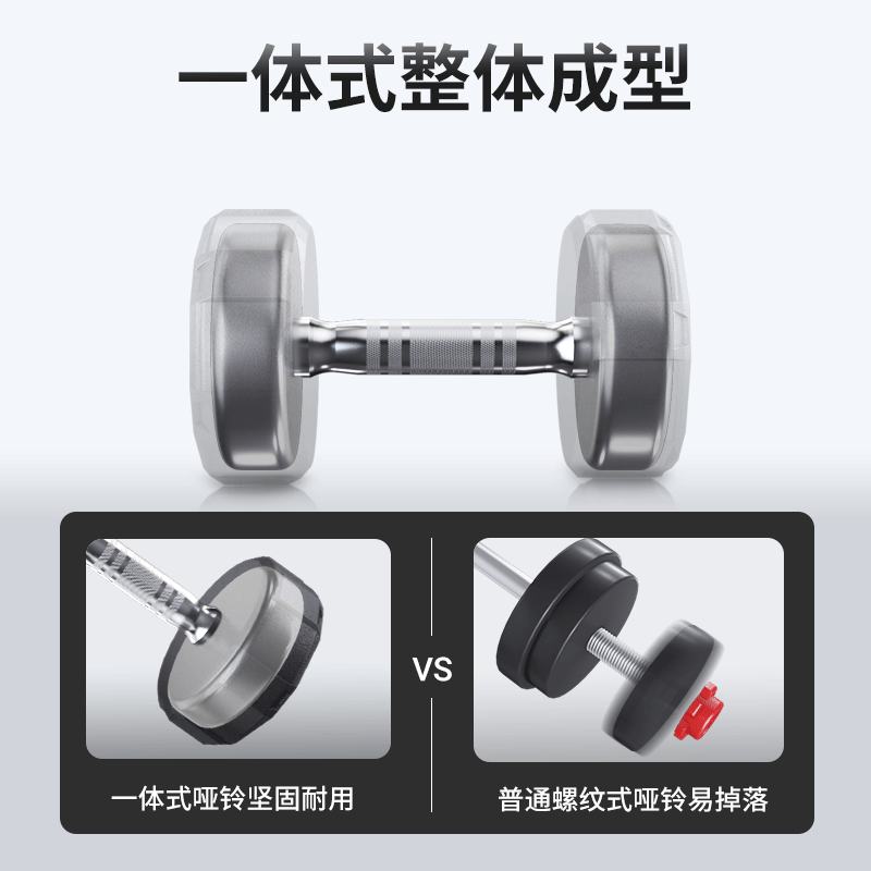 RECHFIT Dumbbell Men's and Women's Universal Fixed Weight Set Combination Fitness Equipment Gym Professional Dumbbell Rack 135KG Dumbbell Combination