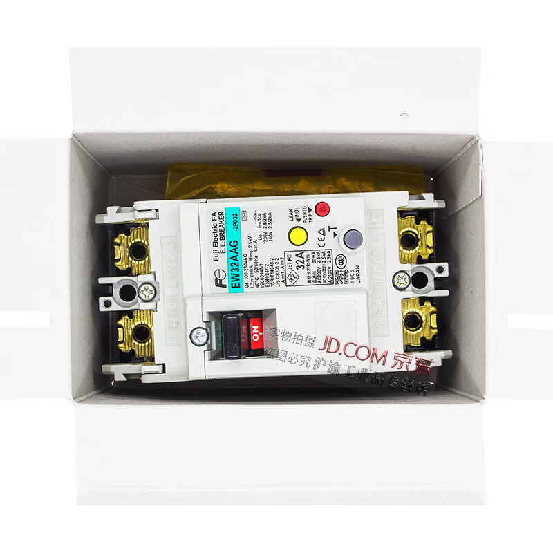 Imported Japanese Fuji leakage protection molded case circuit breaker EW32AAG 2P EW32EAG EW50EAG 3P current optional EW32AAG 2P 5A