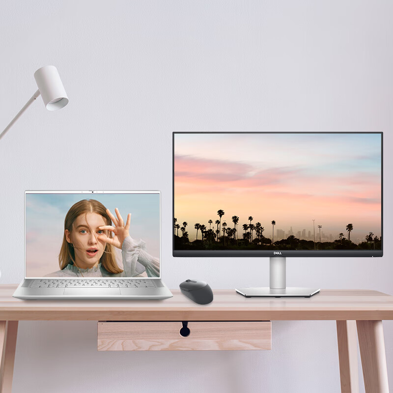 95% new Dell (DELL) 27-inch 2K monitor IPS 75Hz built-in speaker rotating lift FreeSync computer display S2721DS anti-blue light version