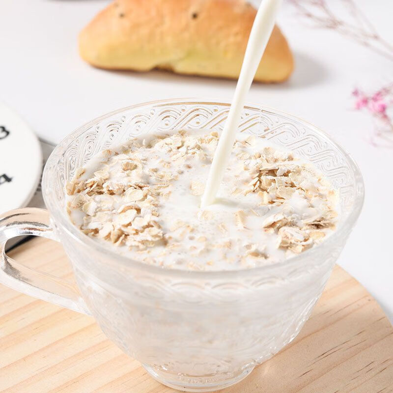 Master Yuan's no-cook instant oatmeal nutritious breakfast meal replacement powder source factory bagged whole wheat fitness whole oatmeal instant oatmeal