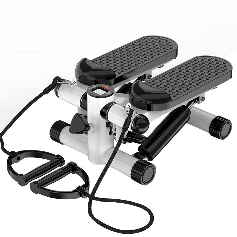 Aoji stepping machine, household pedal machine, home use in-situ jogging, fitness equipment, pedal machine, black and white model (lubricating oil + tools)