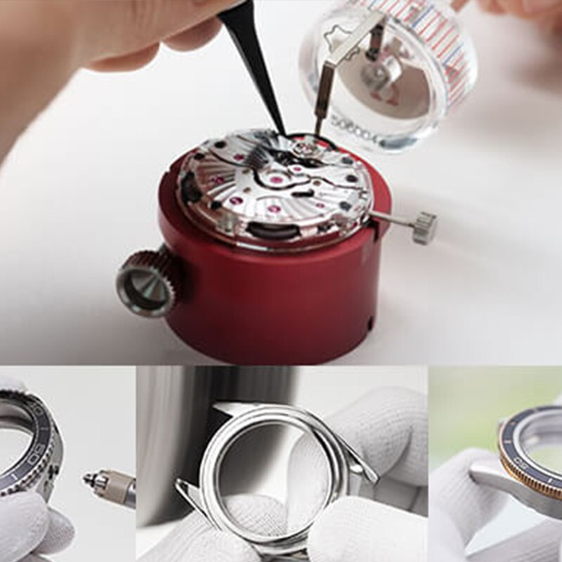 ErnestBorel professional watch repair, ErnestBorel watch delivery and maintenance, battery replacement, watch mirror replacement, battery replacement, please contact customer service for the actual cost.