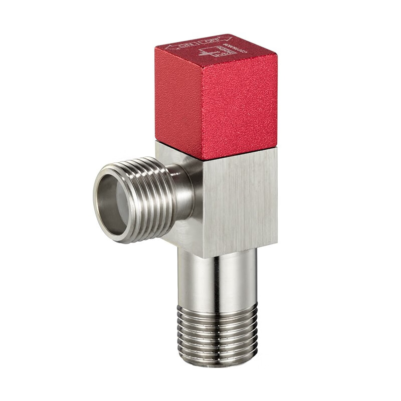 Submarine F302 angle valve copper thickened triangle valve set quick opening ball valve hot and cold separate water stop valve hot water 4 minutes