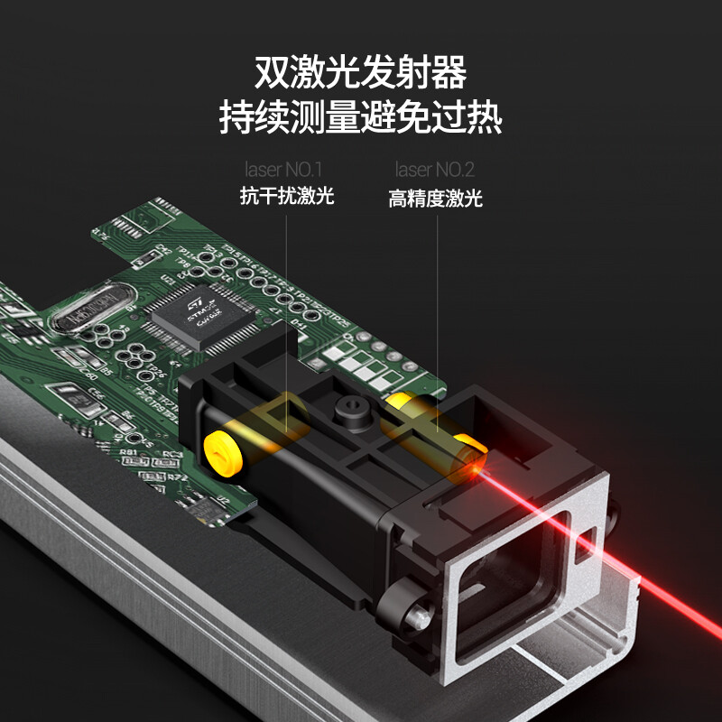 Shendawei laser range finder module 20HZ high-precision displacement sensor programming network switch analog quantity can be customized 50-meter distance measurement 2Hz (RS485+RS232)