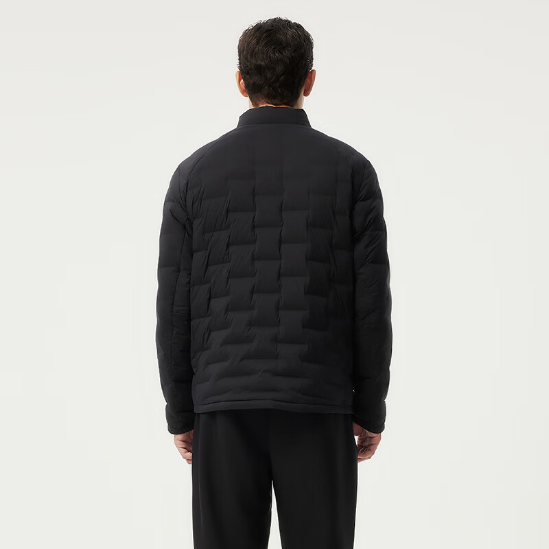 Tambor Lightweight Down Jacket Men's Short Stand Collar Business Sports Casual Warm Jacket 360267A Black 175