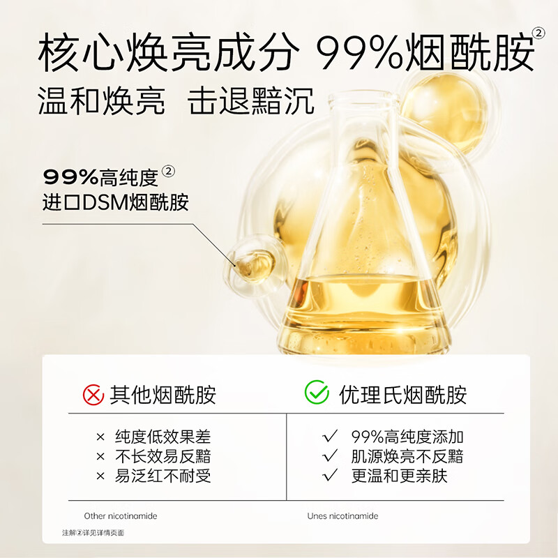 Uri's Niacinamide Brightening, Hydrating and Moisturizing Mask for staying up late, brightening skin tone, repairing sensitive skin, soothing, unisex