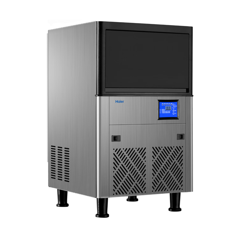 Haier ice machine large commercial milk tea shop large capacity fully automatic ice cube making machine Nissan 40 ice trays 36KG IMY-36DLISS