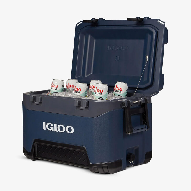IGLOO 196.8L outdoor insulated box camper truck large capacity refrigerator blue