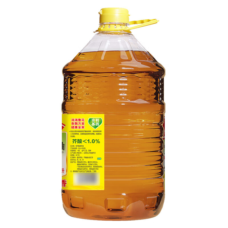 Luhua fidelity rapeseed oil edible oil low erucic acid coriander oil 6.18L physical pressing