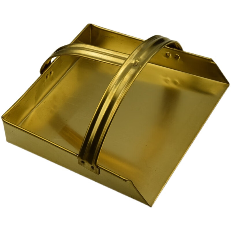 Explosion-proof dustpan copper dustpan aluminum dustpan gas station copper aluminum shovel hopper aluminum garbage shovel dustpan collection white