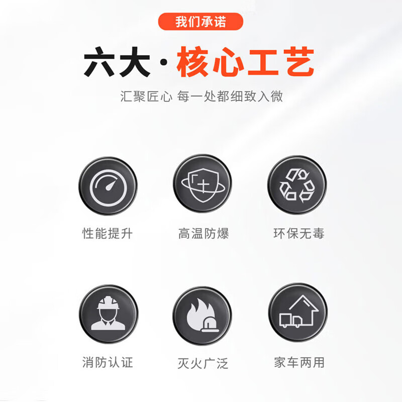 Huozhanshi Huozhanshi vehicle-mounted fire extinguisher 21B water-based fire extinguisher for automobiles and private cars explosion-proof and high-temperature resistant new energy