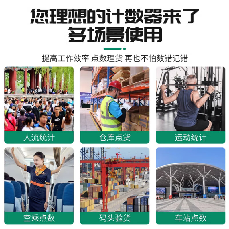 Pilot counter manual mechanical counter people flow counter four-digit counter