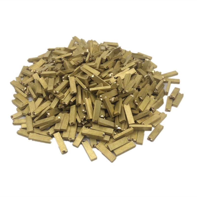 色带打码机铜字粒 2*4 *15 2*3*15 生产日期字粒 HP241B dy8 铜字 2*3*15(012各10个,3-9各6个) 官方标配