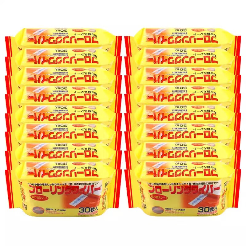 Electrostatic dust removal paper mop vacuum no-wash wet wipes household disposable mop floor mopping wipes 90 pieces